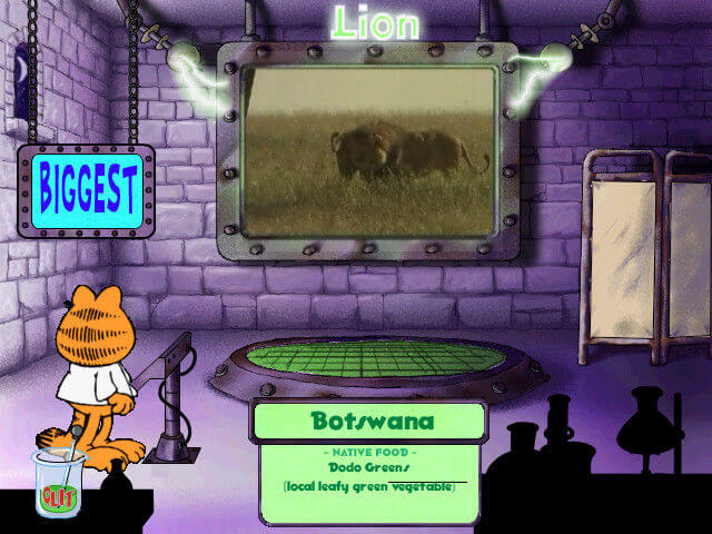 Игра Гарфилд лаборатория. Гарфилд все без ума от кошек игра. Garfield Mad about Cats. Garfield's Mad about Cats.